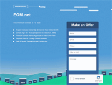 Tablet Screenshot of eom.net